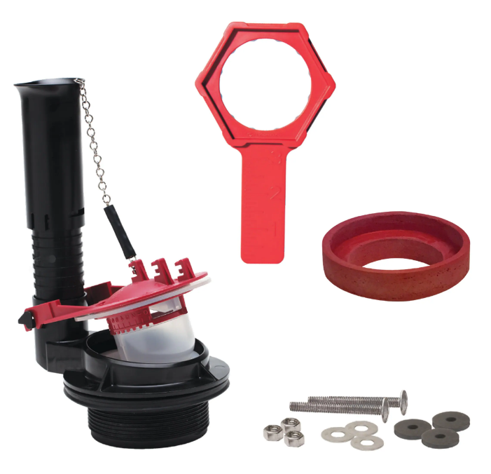 3in Black Plastic Flush Valve StealDeals Inc