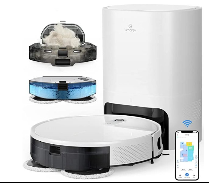 Shark IQ Robot Vacuum AV1002AE with XL SelfEmpty Base, SelfCleaning Brushroll, Advanced